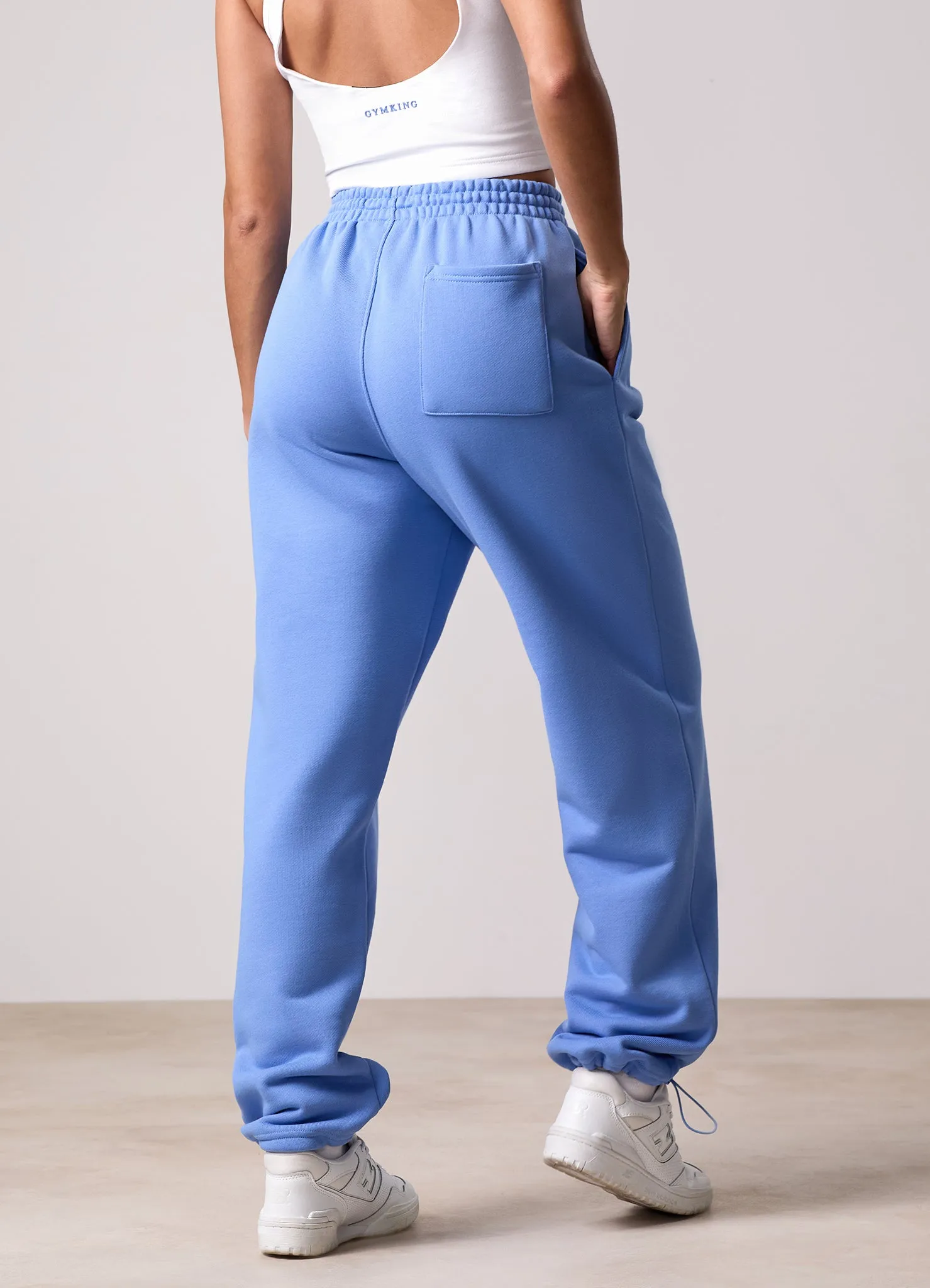Moisture Wicking Fabric Gym King Define Bungee Jogger - Iris Blue