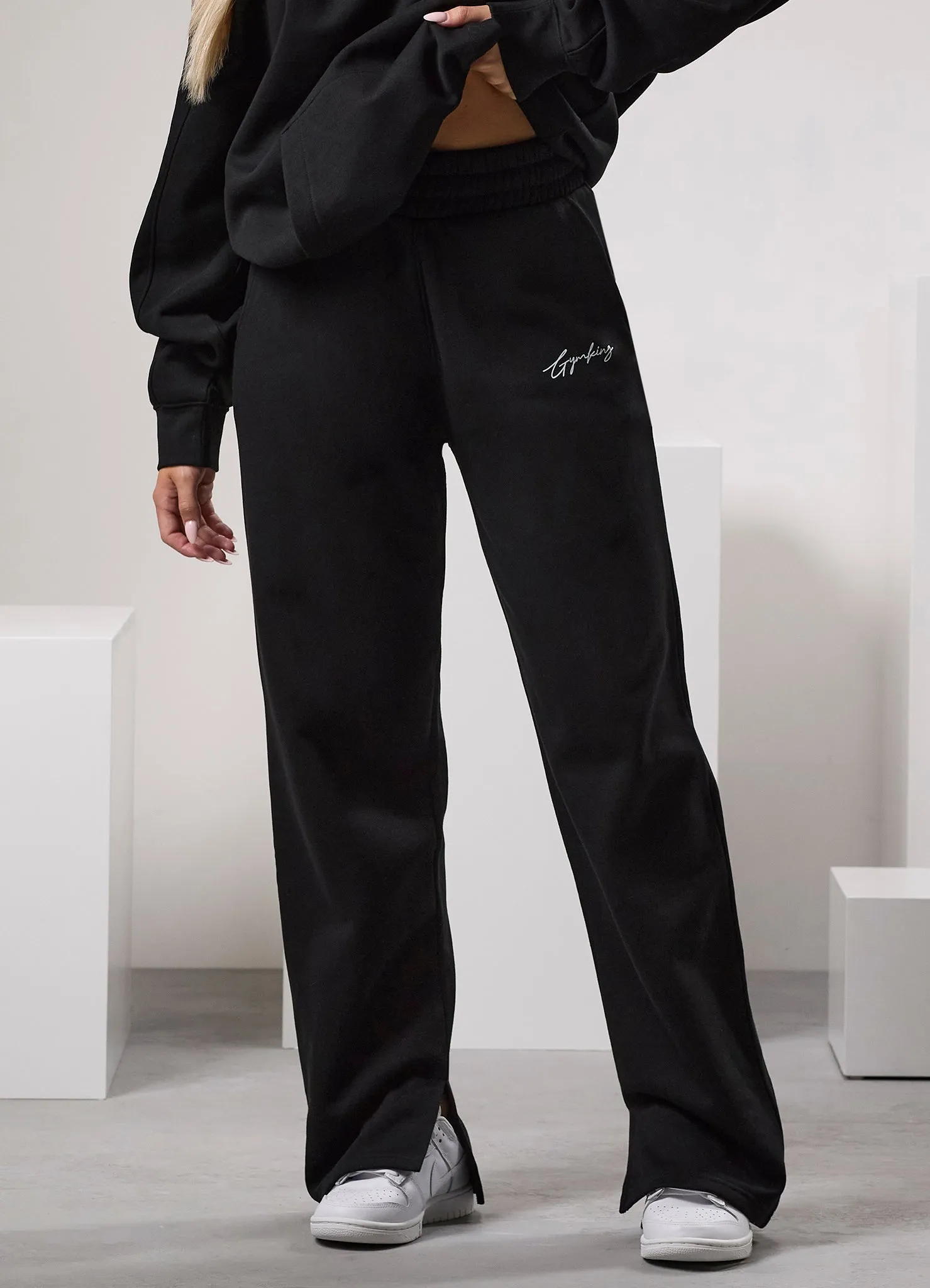 LowProfileWaistband Gym King Reset Straight Leg Fleece Jogger - Black