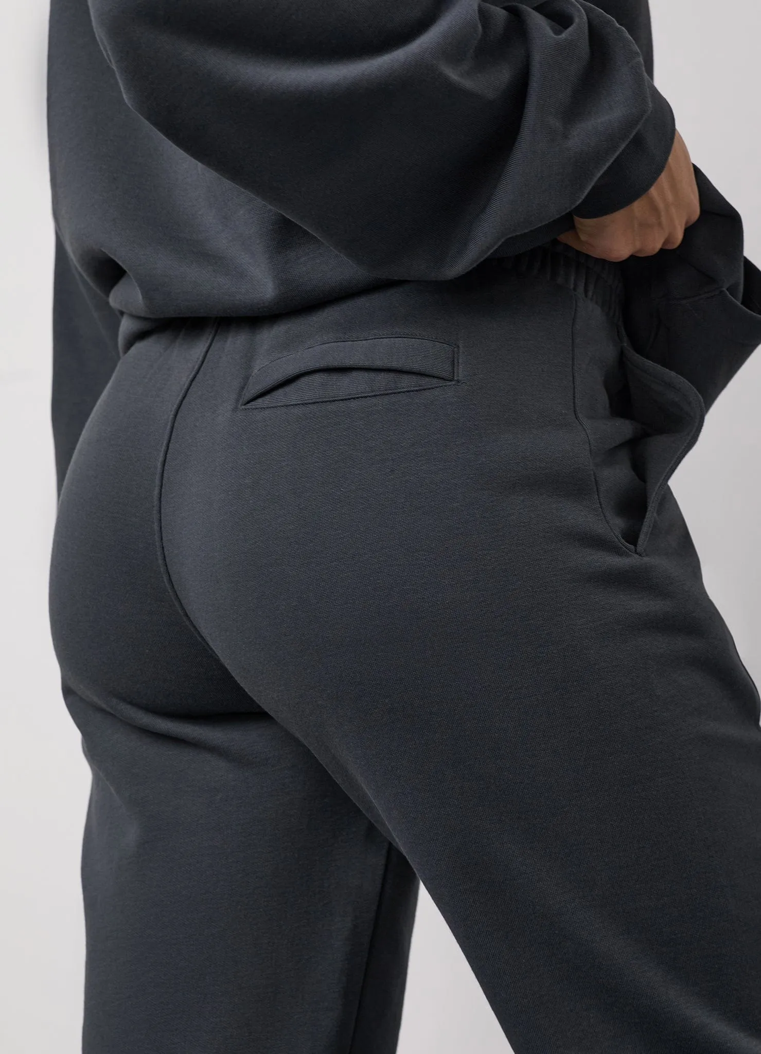 Gym King Shadow Straight Leg Jogger - Oyster Grey Comfy Flex Light Waist