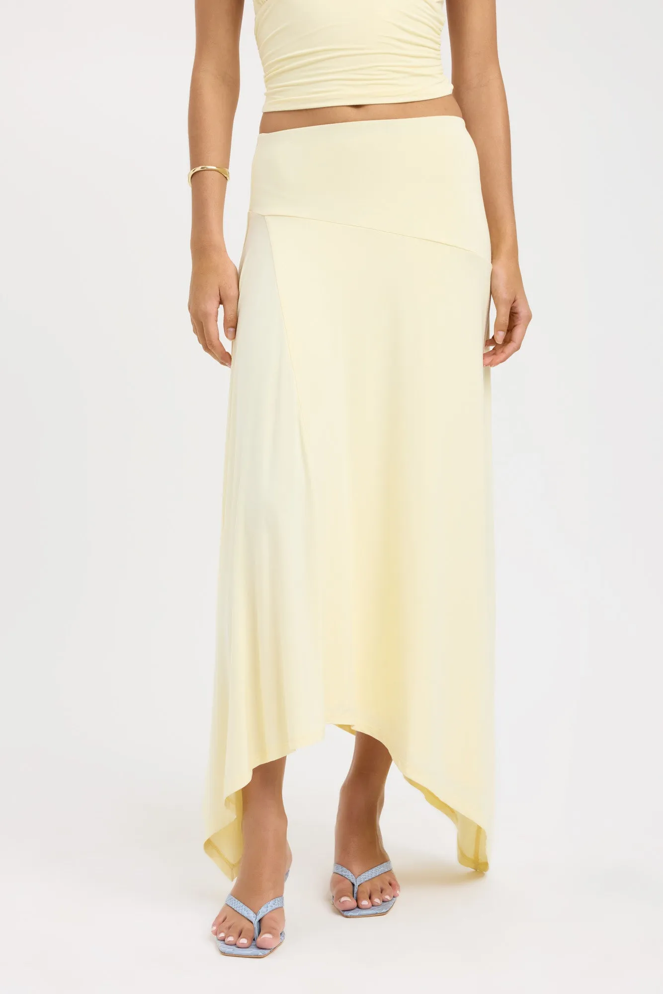 Zali Skirt Draped Silhouette Performance Wear