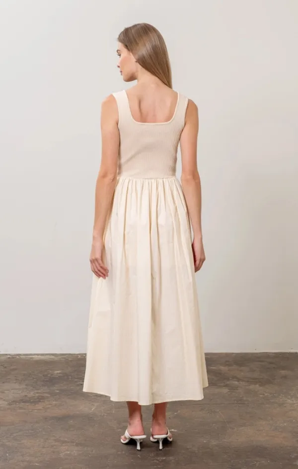 Elegant Detail Smart Layer Wear Hannali Sweater Top Eyelet Midi