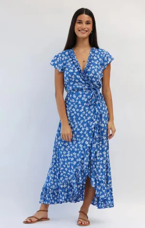 Work-Ready Look Havana Maxi Wrap Dress