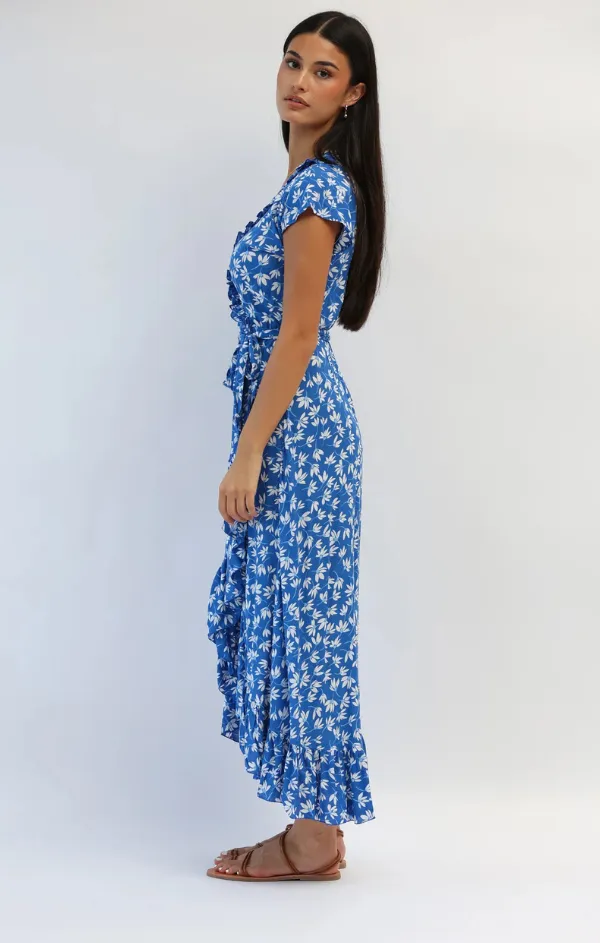 Havana Maxi Wrap Dress Calm Outfit