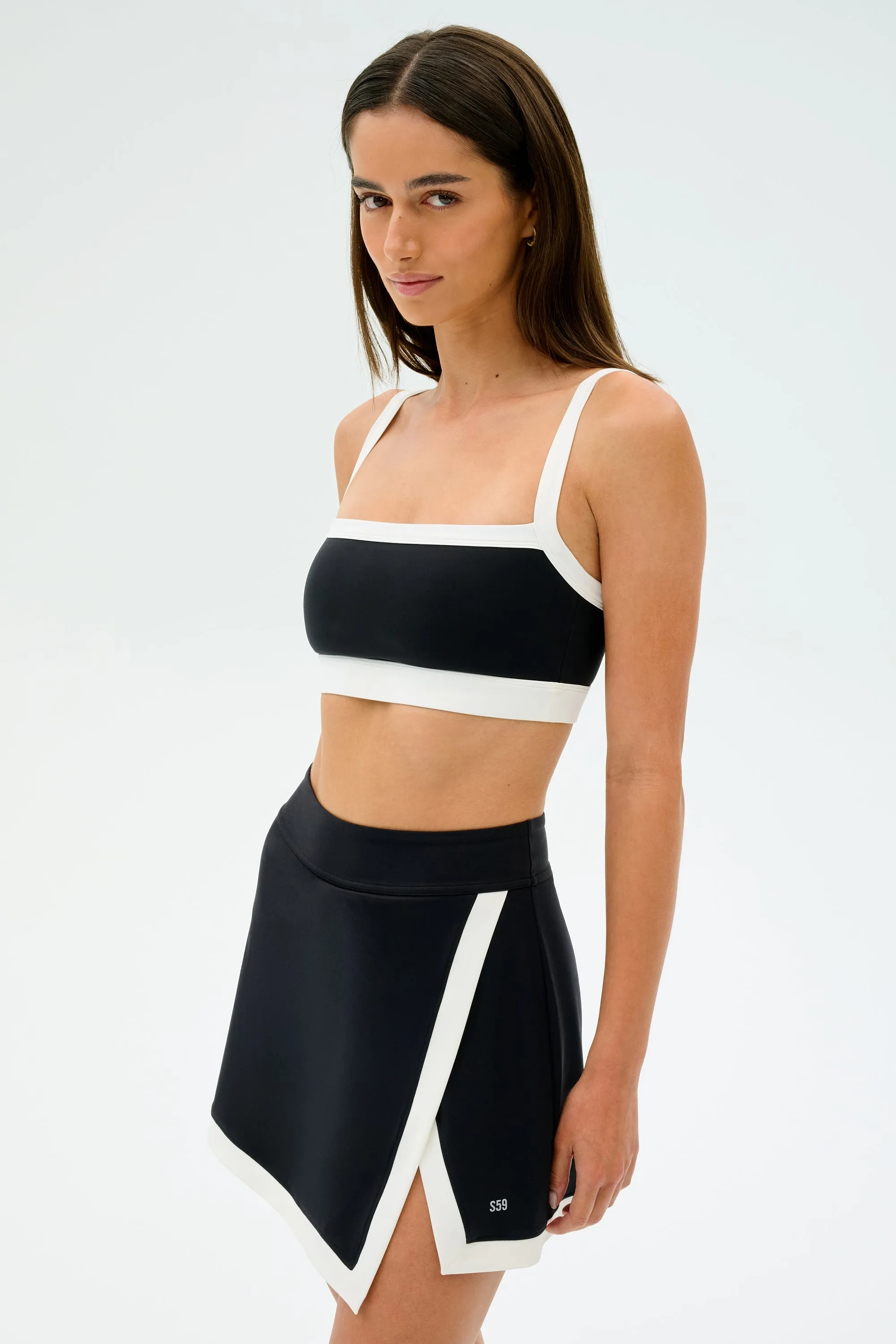 Monah Rigor Bra - Black/White Matching Set