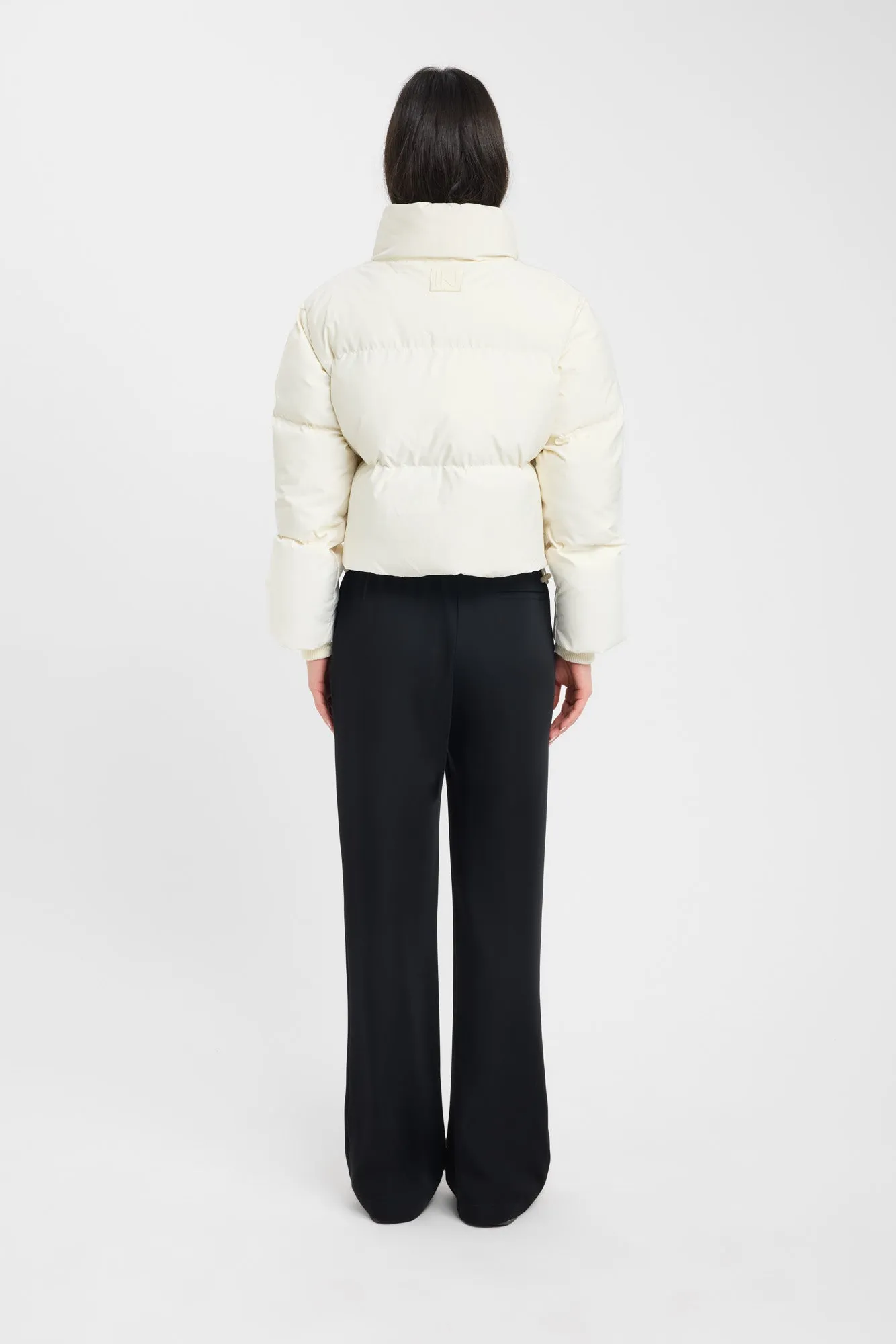 Vermont Puffer Jacket Plaid Design Hidden Pocket System