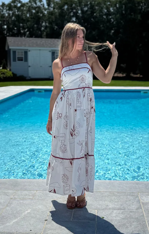 Waterfront Midi Dress Classic-style