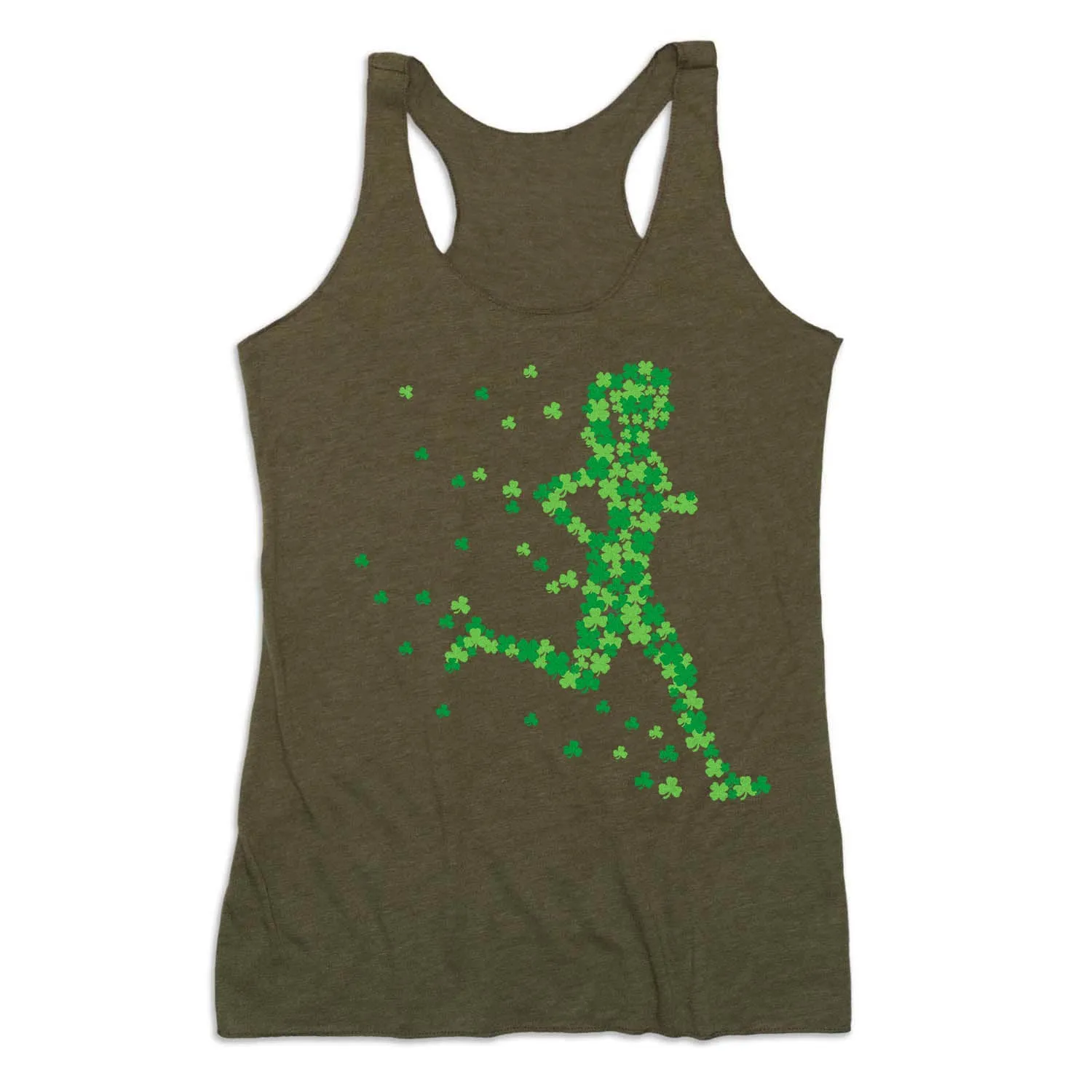 Women's Everyday Tank Top - Lucky Runner Girl steel made
