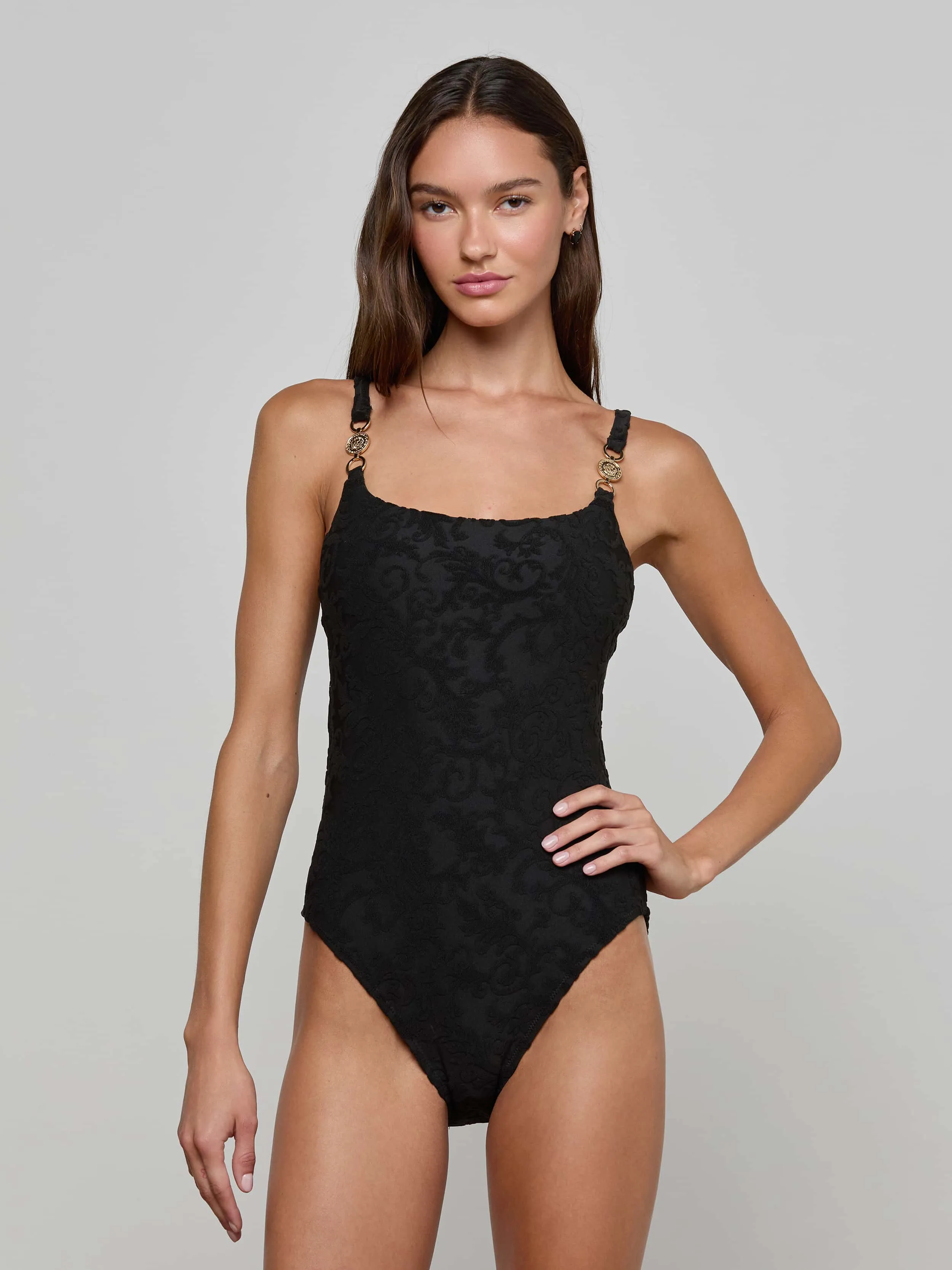 Remi One-Piece Swimsuit Sheer Panel