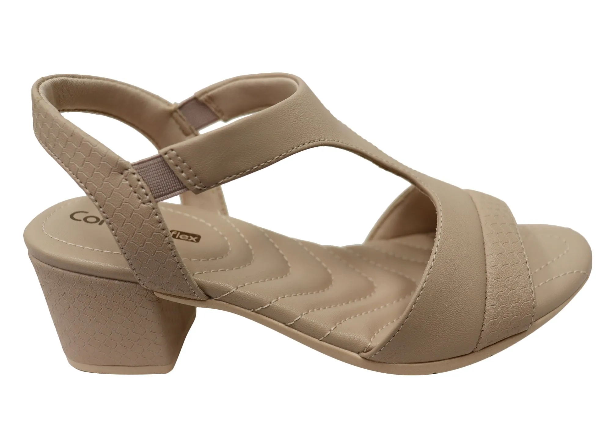 Sharp Look Comfortflex Manny Womens Comfortable Brazilian Heels Dress Sandals