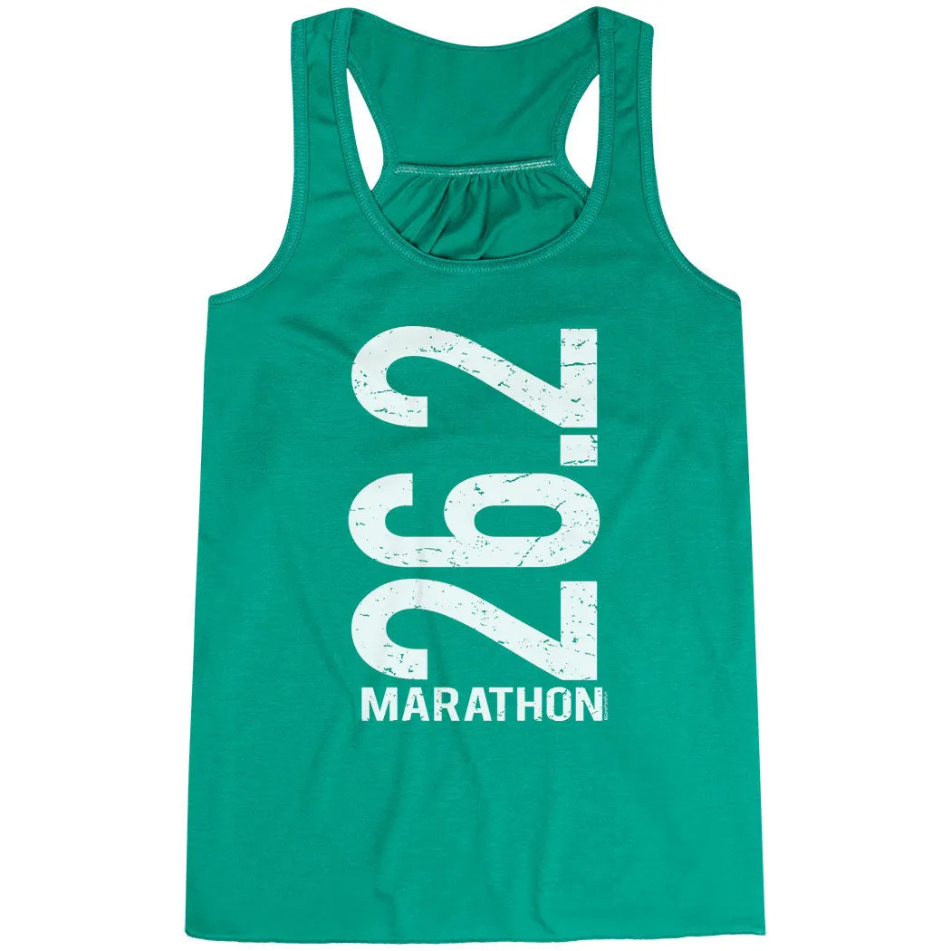 Flowy Racerback Tank Top - 26.2 Marathon Vertical autonomous operation technicians