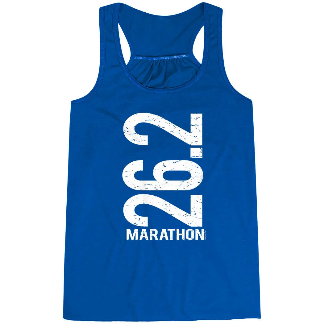 Flowy Racerback Tank Top - 26.2 Marathon Vertical industrial workers