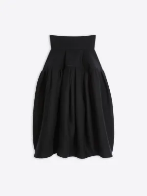 Ventilated Slits Clean Fit High waisted skirt