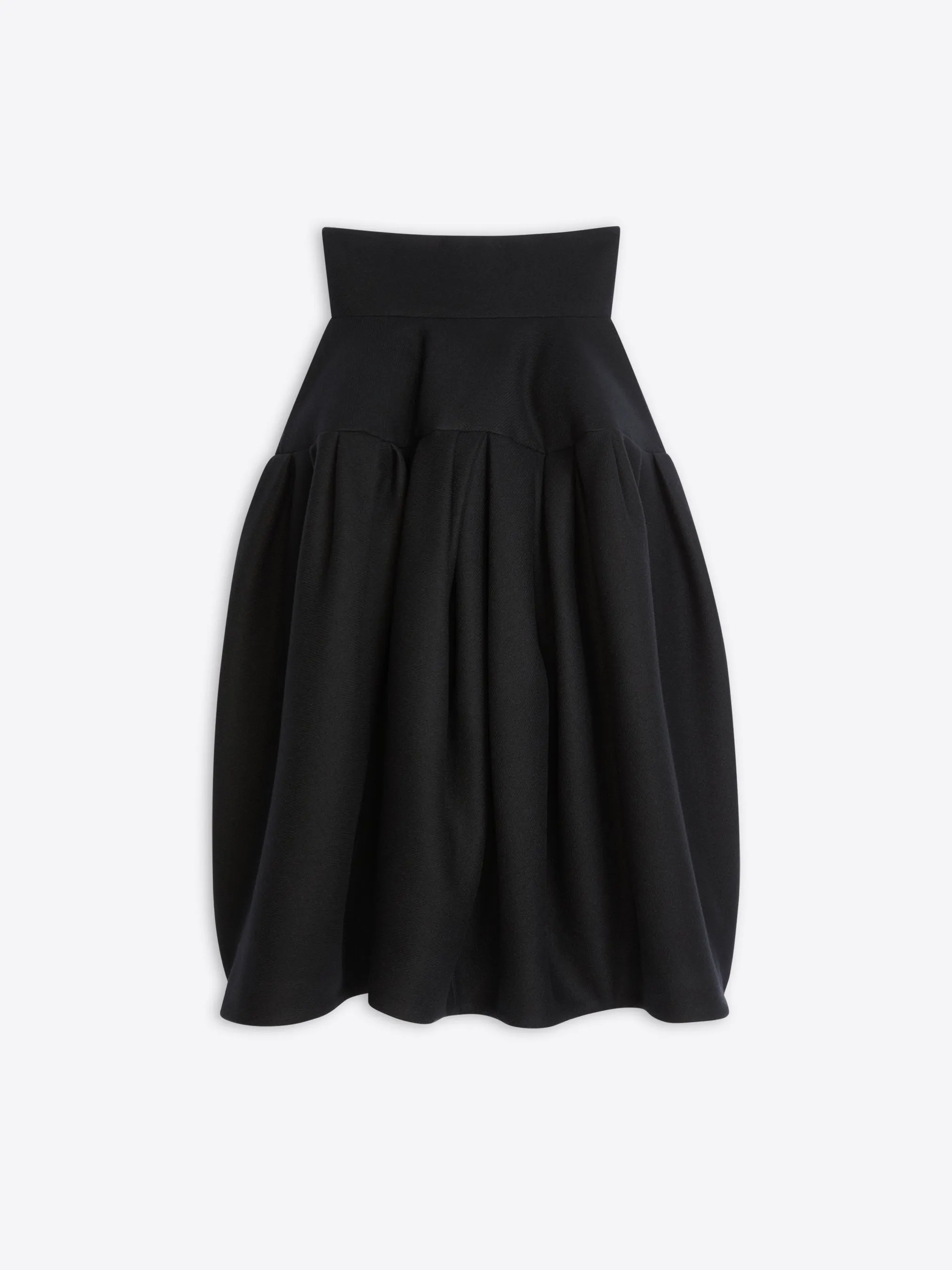 Ventilated Slits Clean Fit High waisted skirt