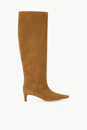 Wide Range WIDE SHAFT WALLY BOOT | TAN SUEDE