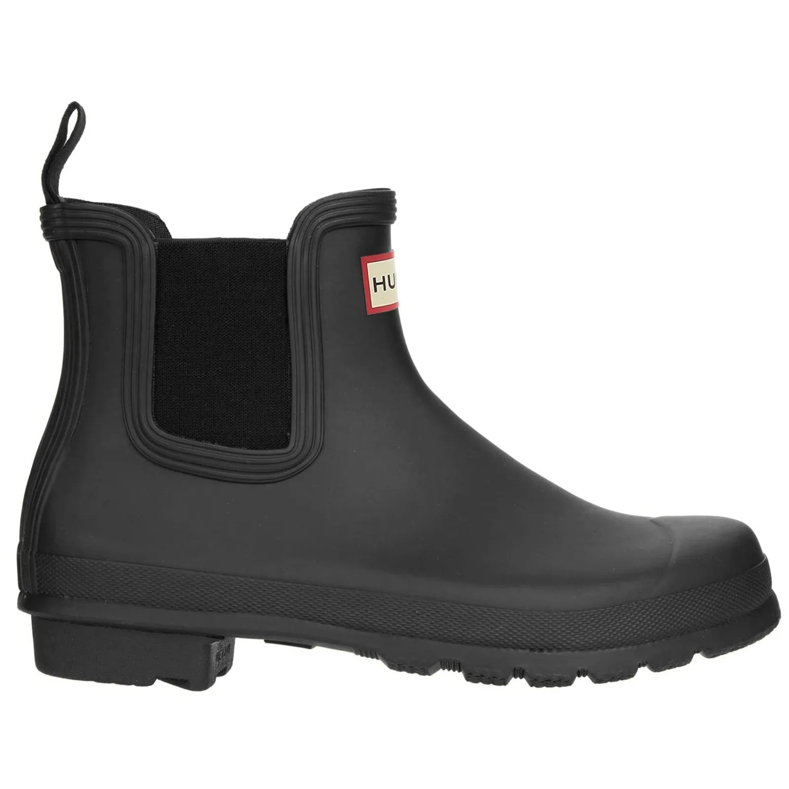 Hunter Original Chelsea Rubber Women's Ankle Black Boots Comfortable backstay Cold Proof