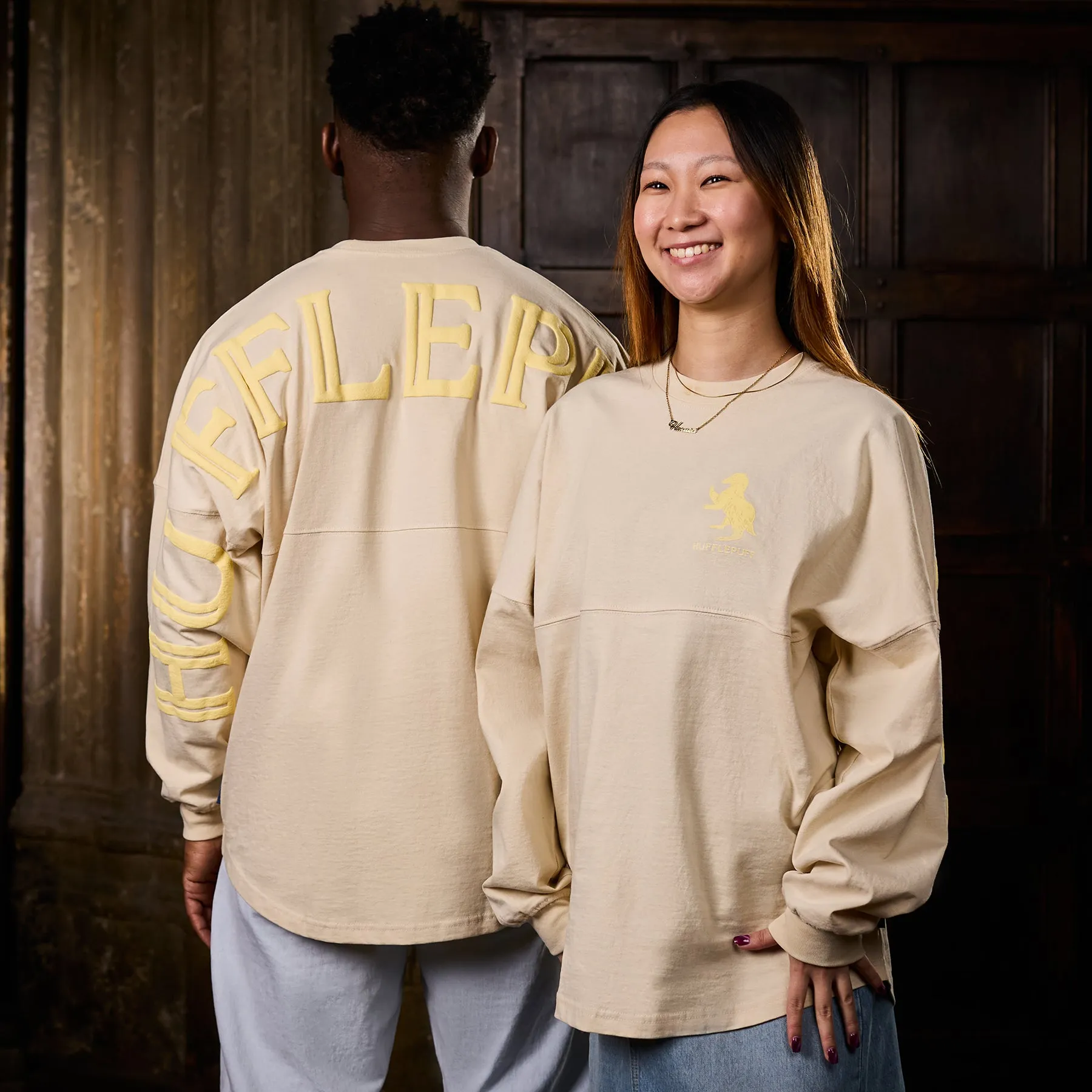 stud accents House Mascot Hufflepuff Spirit Jersey