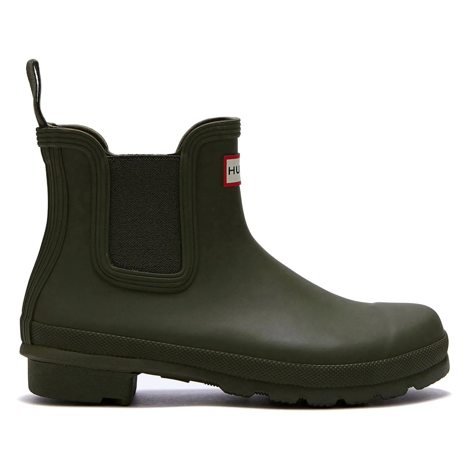 Work Utility Hunter Original Chelsea Rubber Women's Ankle Olive Leaf Boots