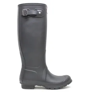 Cushioned Natural Fit Hunter Original Tall Rubber Women's Wellingtons Navy Boots