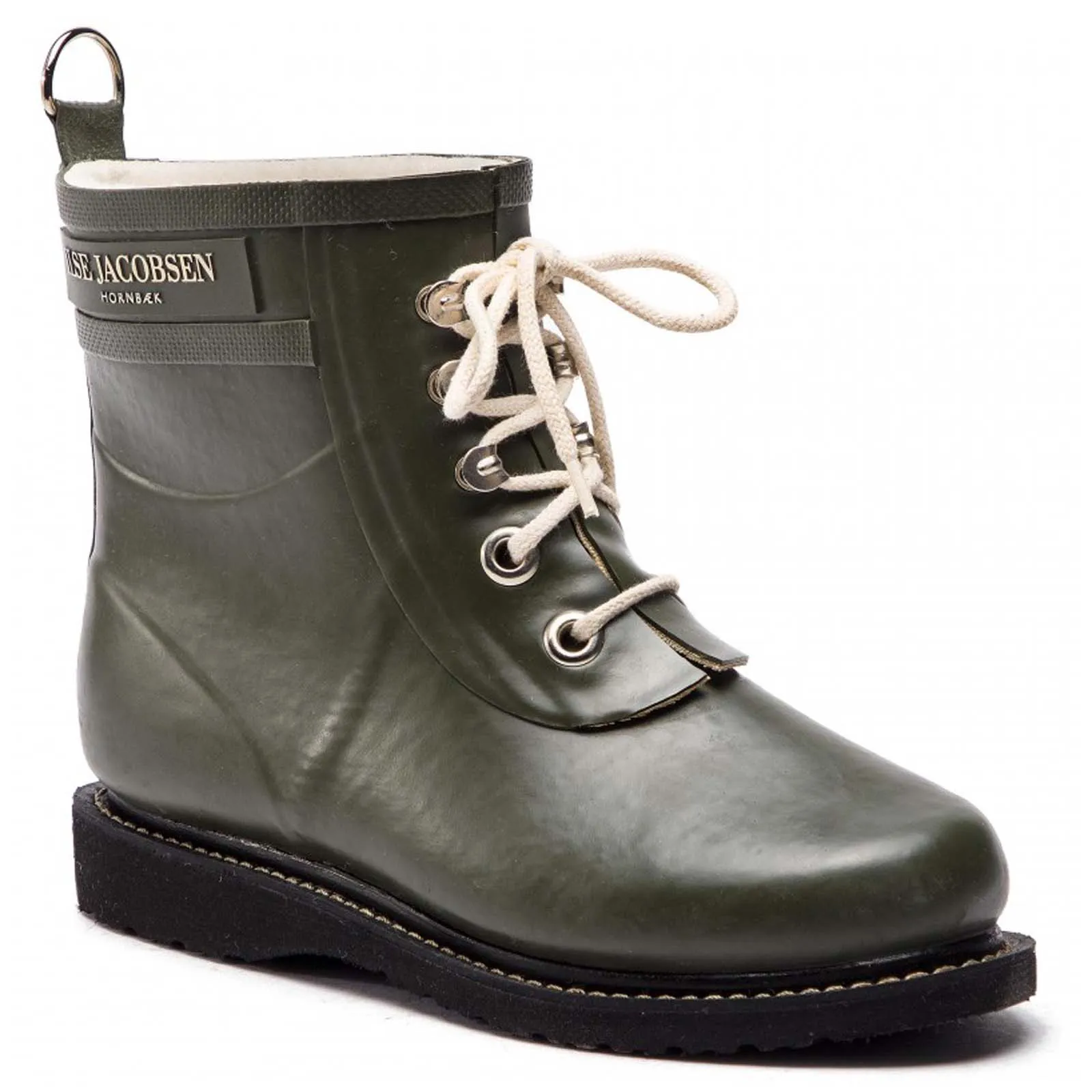 Weekend Wear Ilse Jacobsen Rub2 Rubber Women's Ankle Army Boots