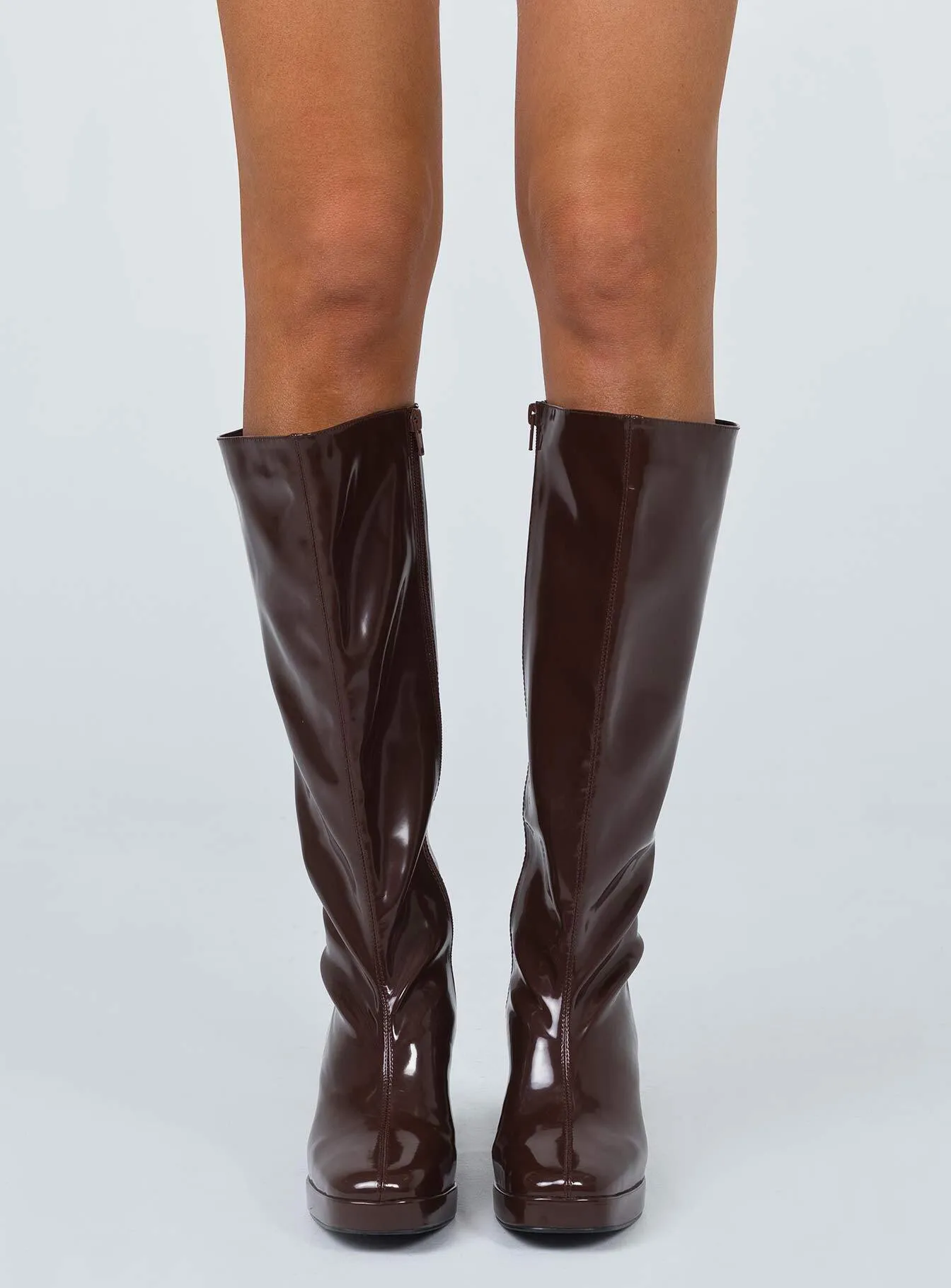 Skid Resistant Marianne Boots Brown