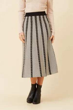 Polished Fit Soft Combo ISA A-LINE KNIT SKIRT