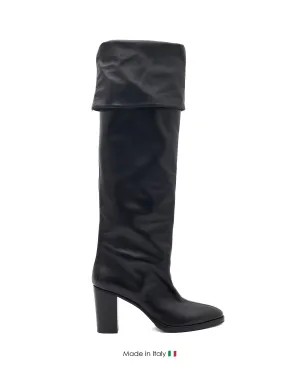 Isis Black Leather Hard Trail Customizable Fit Features