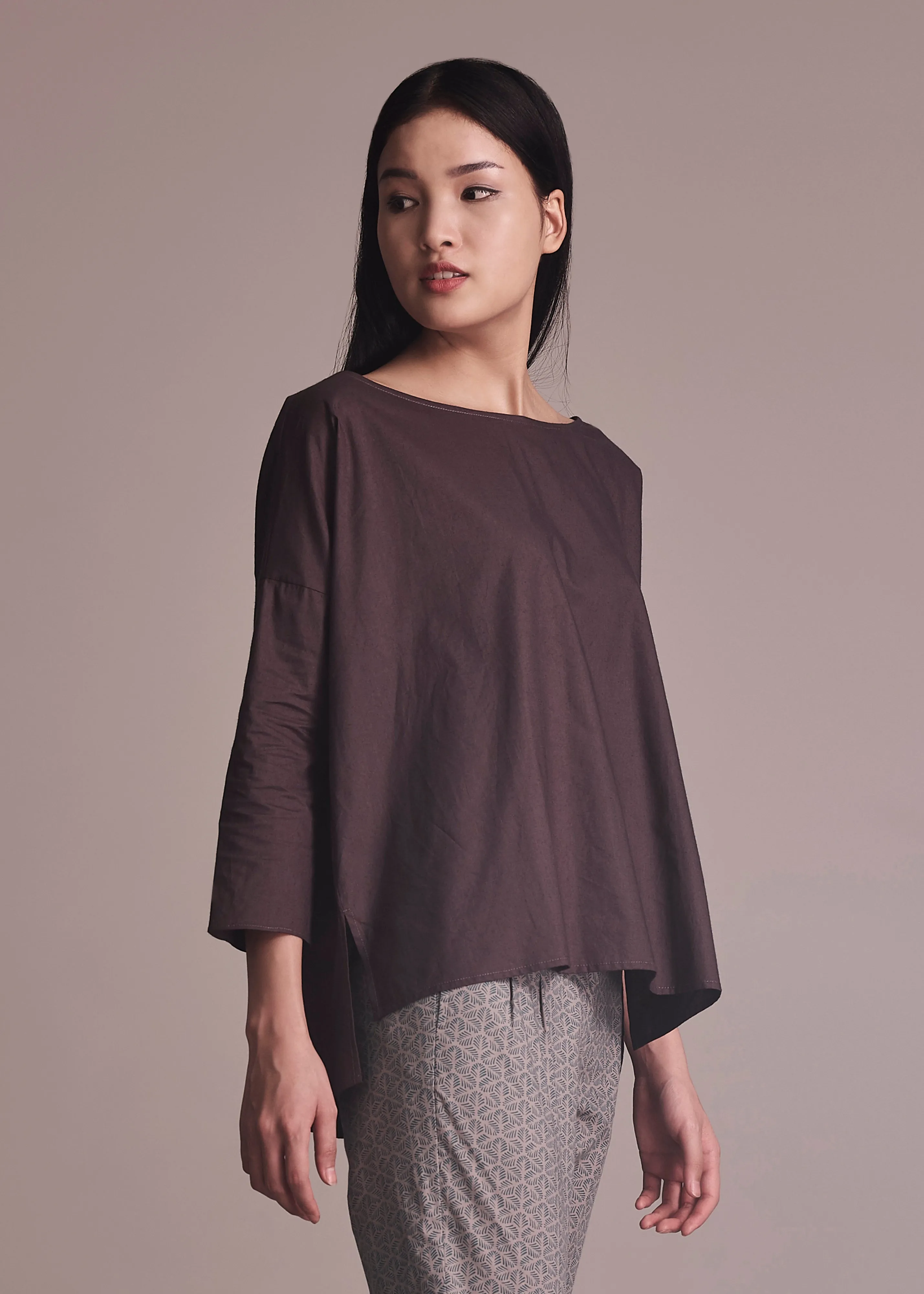 SnagProofMaterial Reinforced Hem JAMEROSE - BLACK BEAN