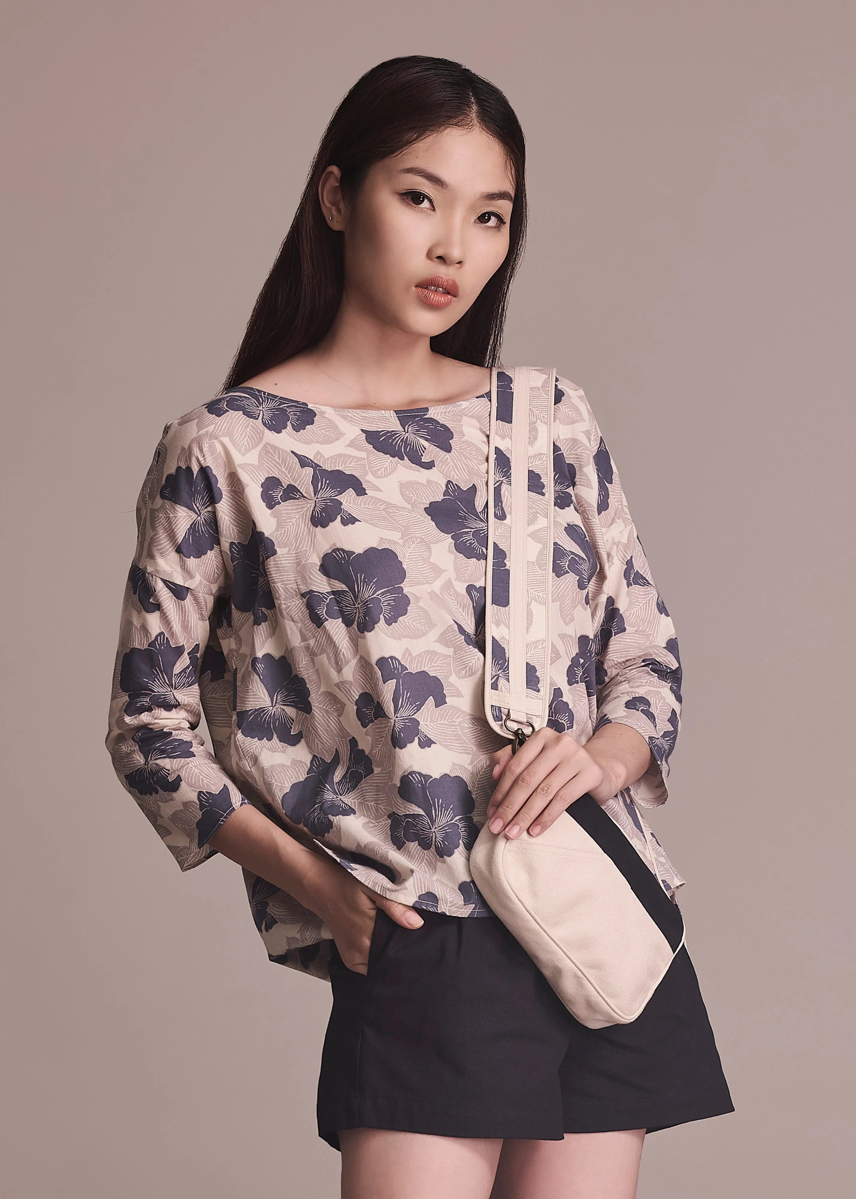 JAMEROSE - HIDDEN GARDEN INDIGO ReflectiveTrims AntiStaticTechnology