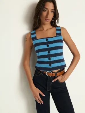 Joni Stripe Tank Comfy Top