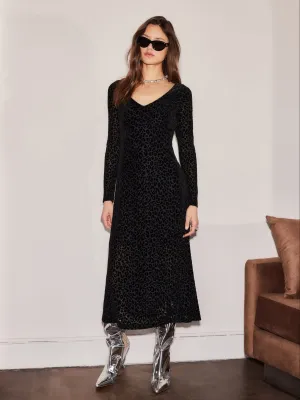 Neutral Form Perfect Layer Julia Velvet Burnout Dress