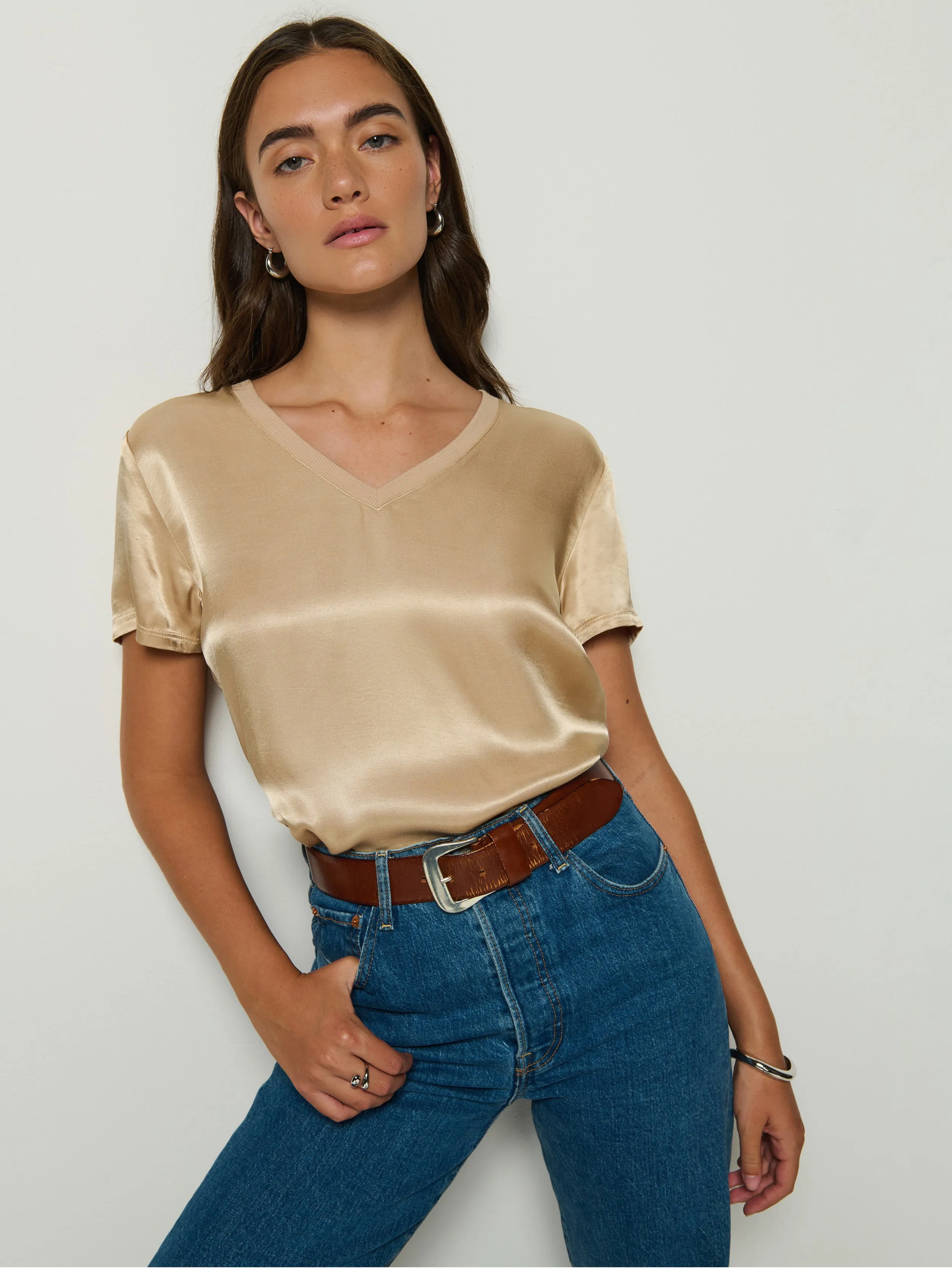 June Top DoubleStitchedHem Eco Friendly Dye