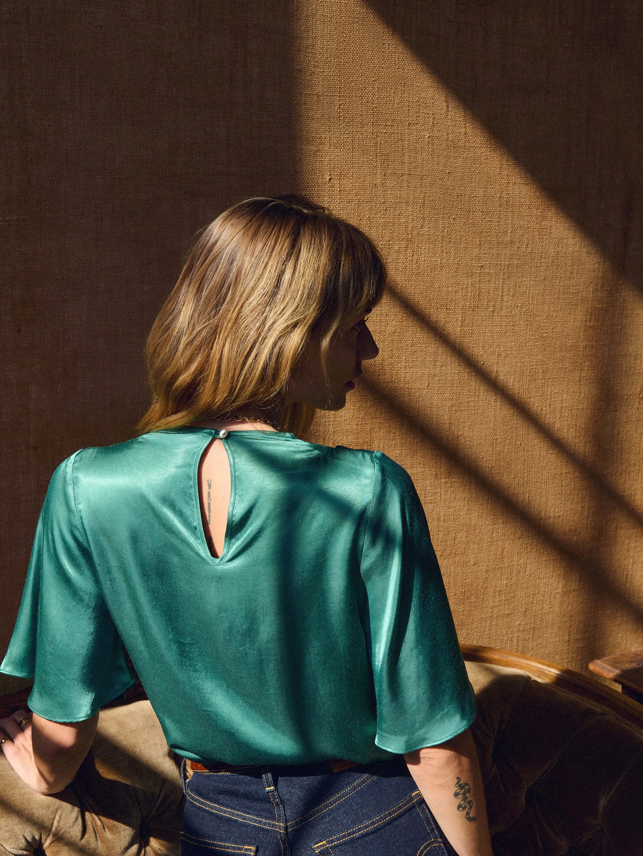 Effortless Style Sporty and Stylish Karine Cowl Blouse