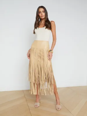 Karolina Fringe Skirt Water Repellent Finish