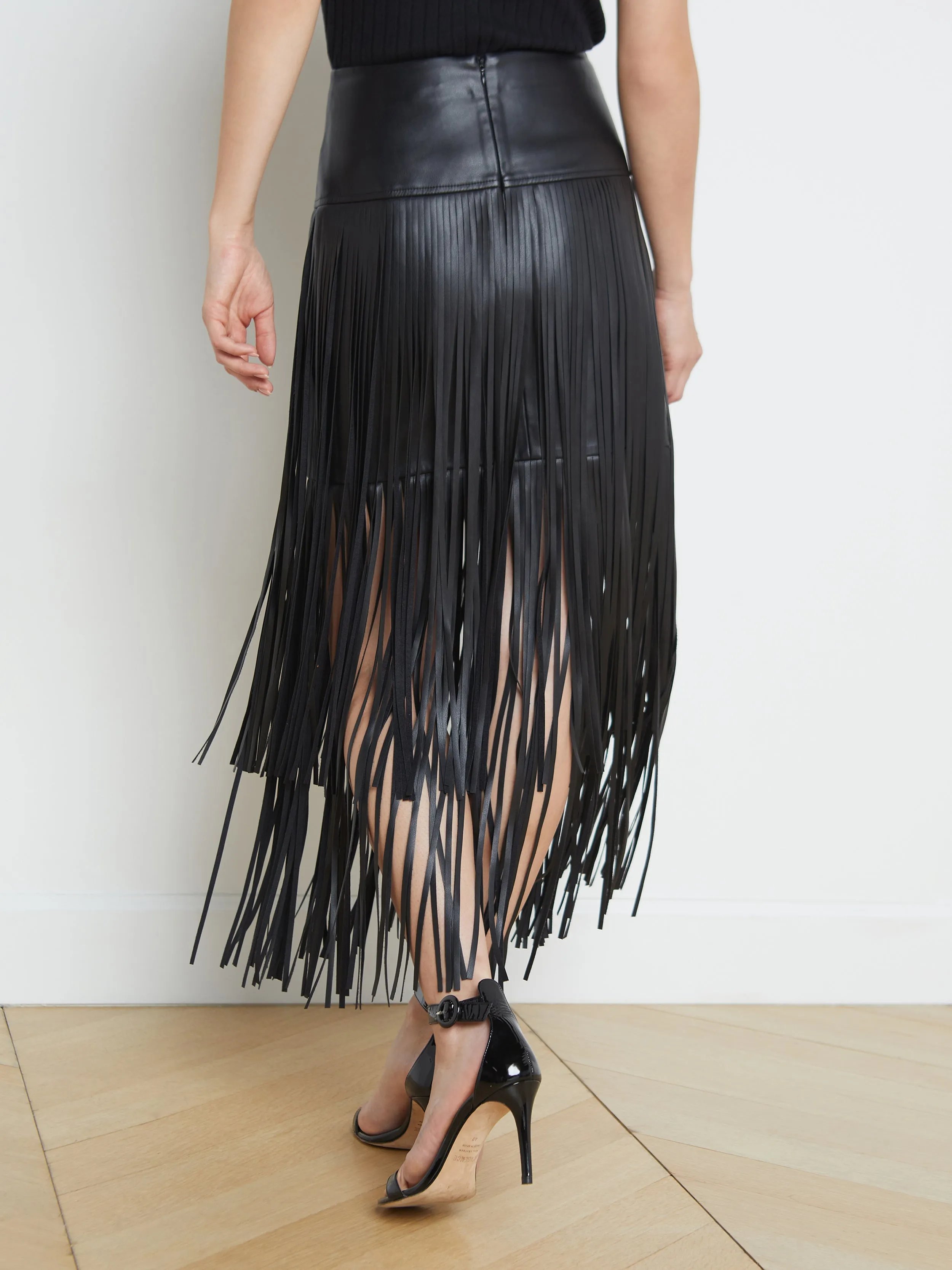 Soft Combo Karolina Fringe Skirt