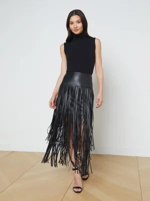 Karolina Fringe Skirt Smooth Look Hypoallergenic fabric