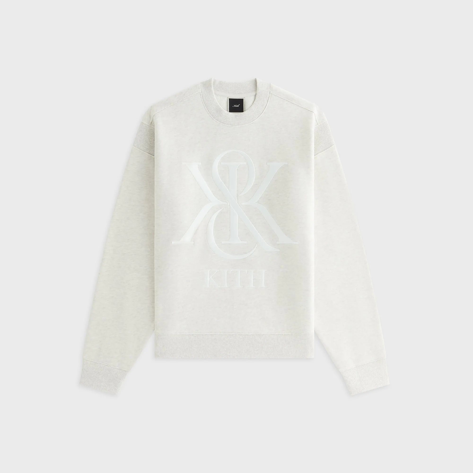 Branded Look Kith Women Asher III Crest Crewneck - Sandy Heather