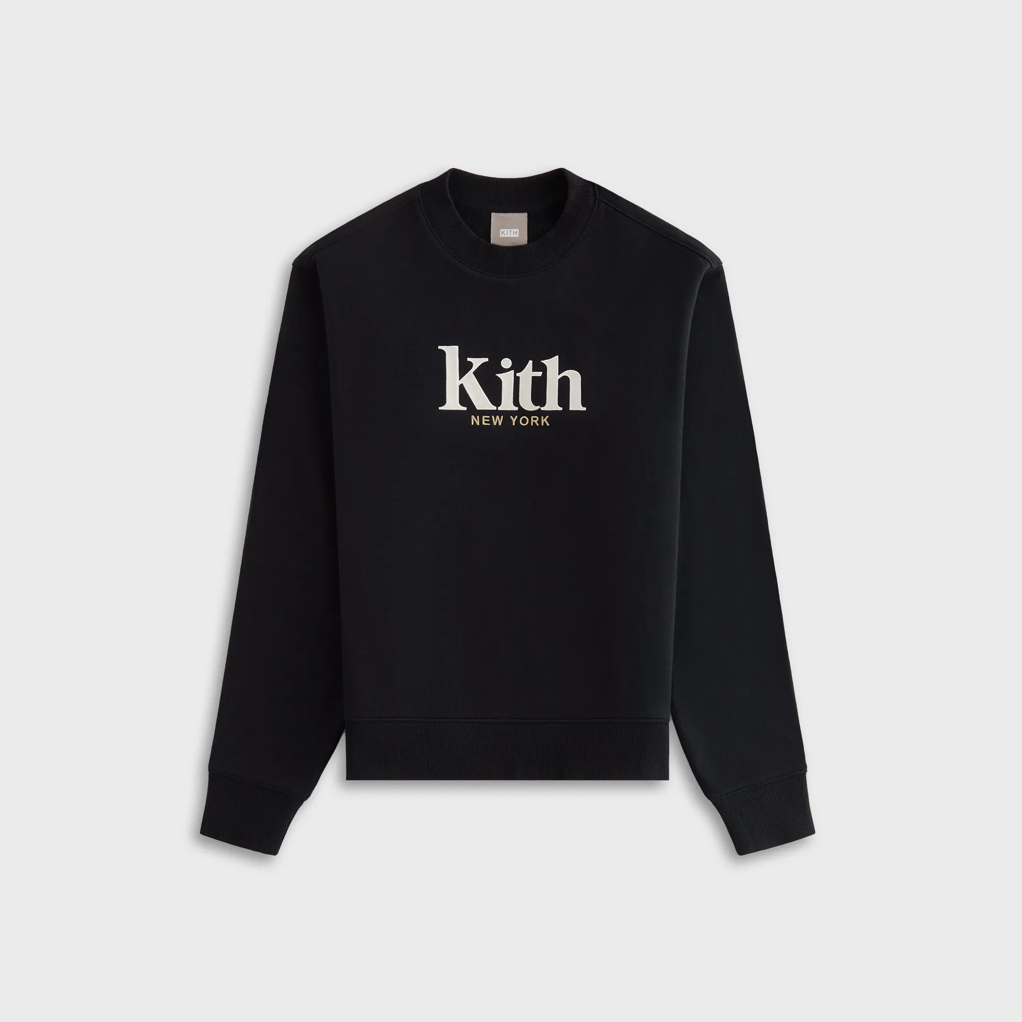 anti shrinking Kith Women Asher New York Crewneck - Black