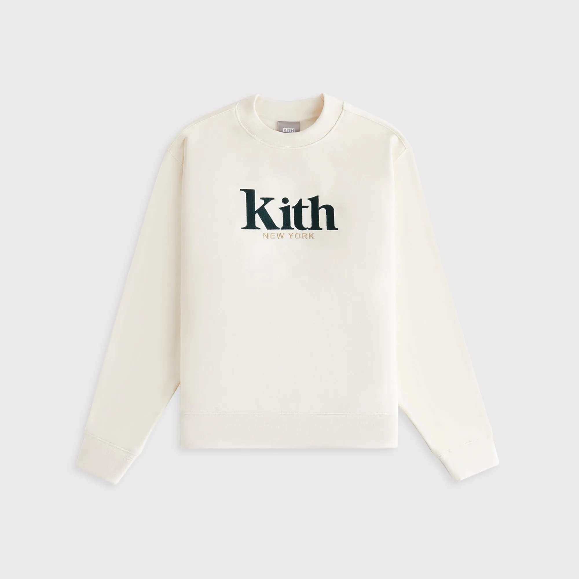 product party ready excitement Kith Women Asher New York Crewneck - Sandrift