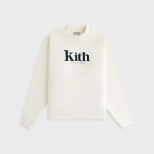 product party ready excitement Kith Women Asher New York Crewneck - Sandrift