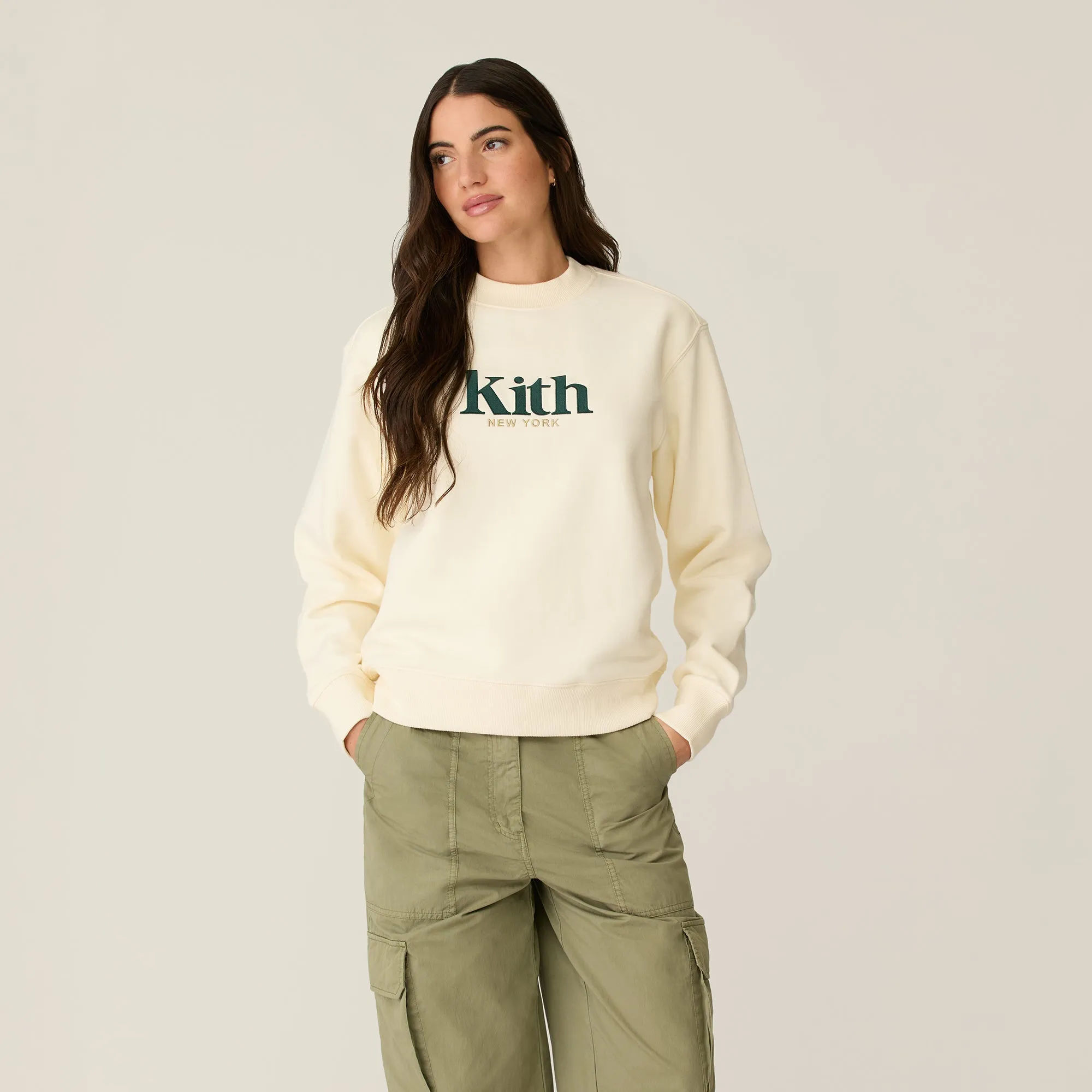 Kith Women Asher New York Crewneck - Sandrift product lace femininity