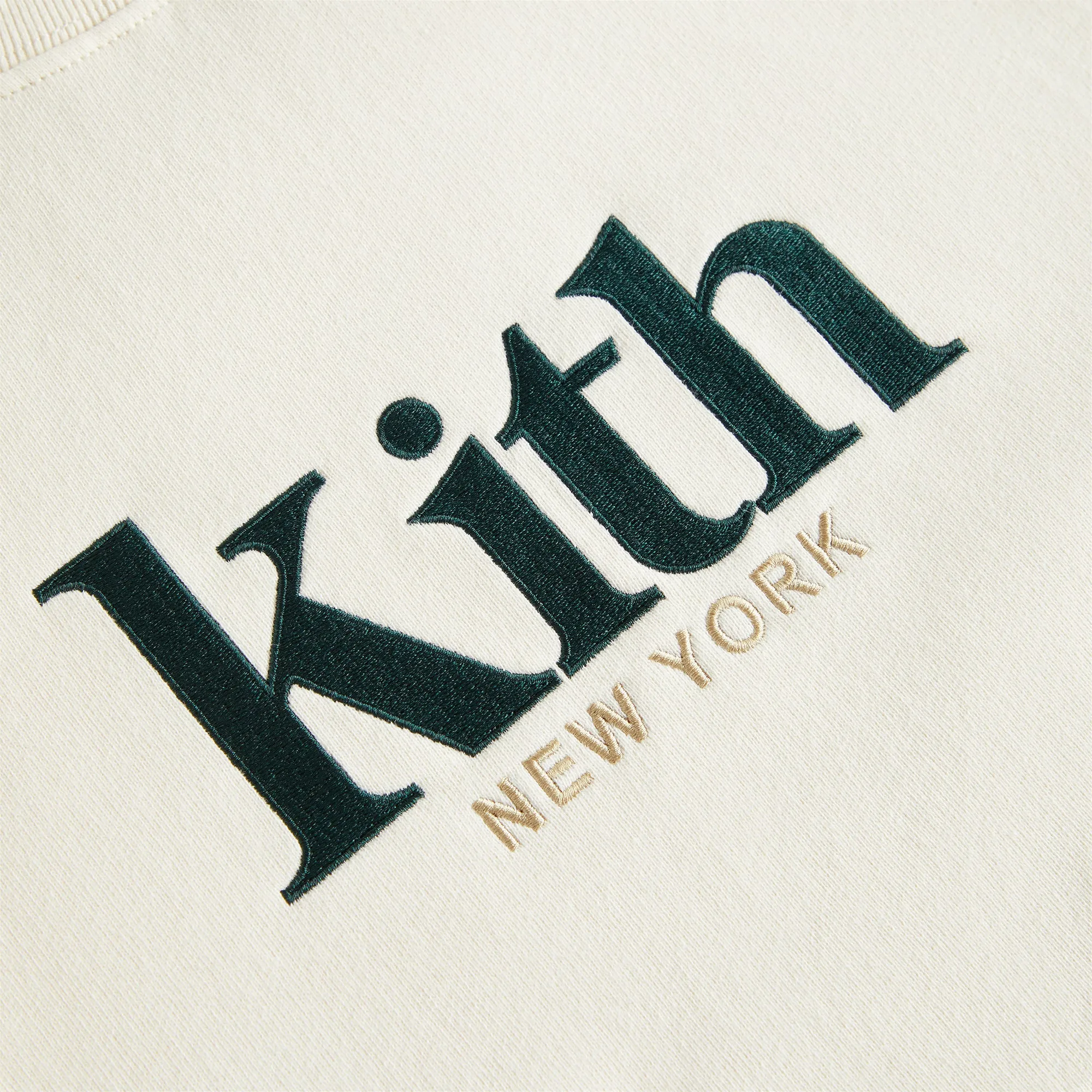 Casual Hoodie Light Warmth Kith Women Asher New York Crewneck - Sandrift