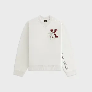 Kith Women Ashwin NY to the World Crewneck - Light Heather Grey Sporty Design