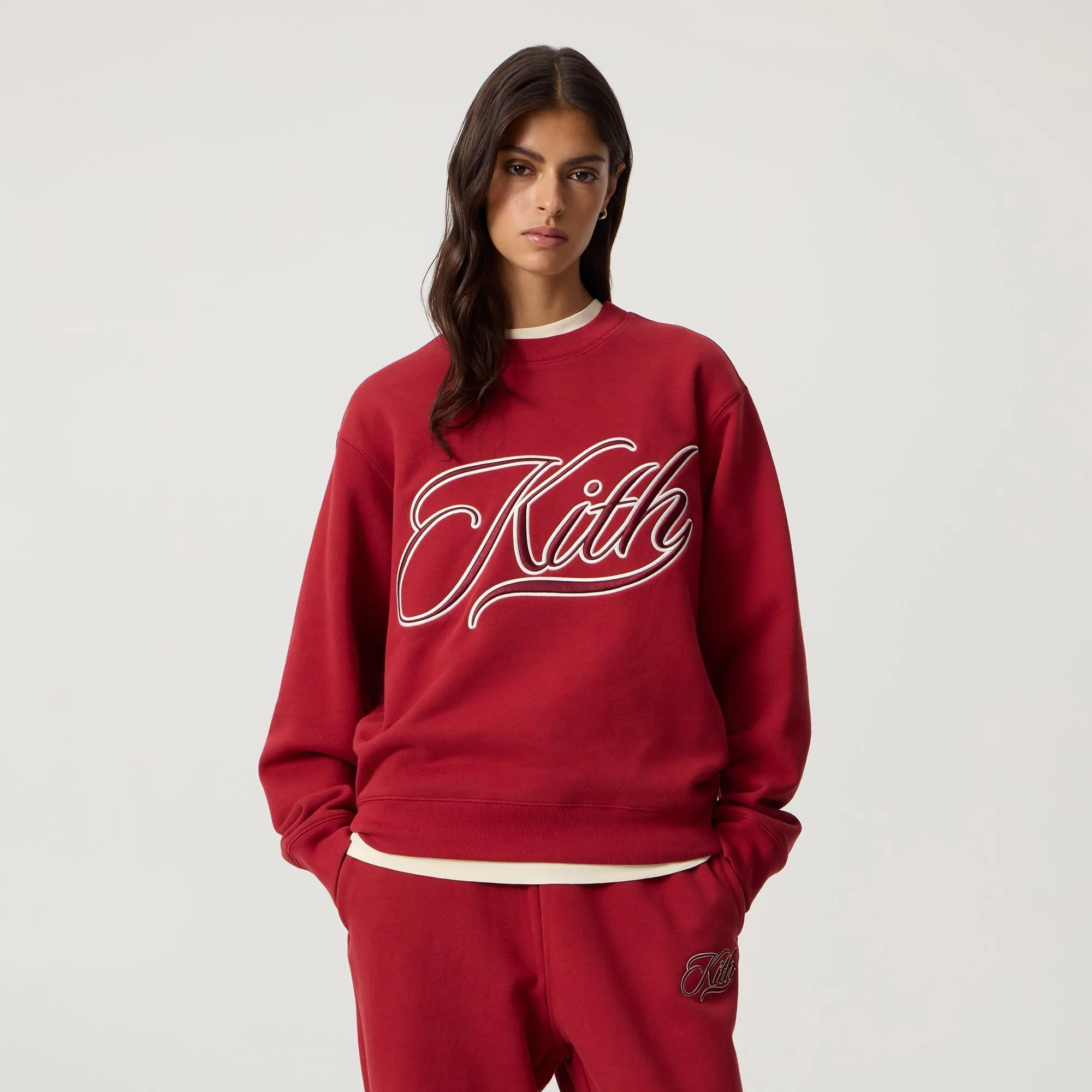 Weekend Minimal Kith Women Ashwin Varsity Crewneck - Allure