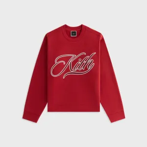 product smooth sleekness Kith Women Ashwin Varsity Crewneck - Allure
