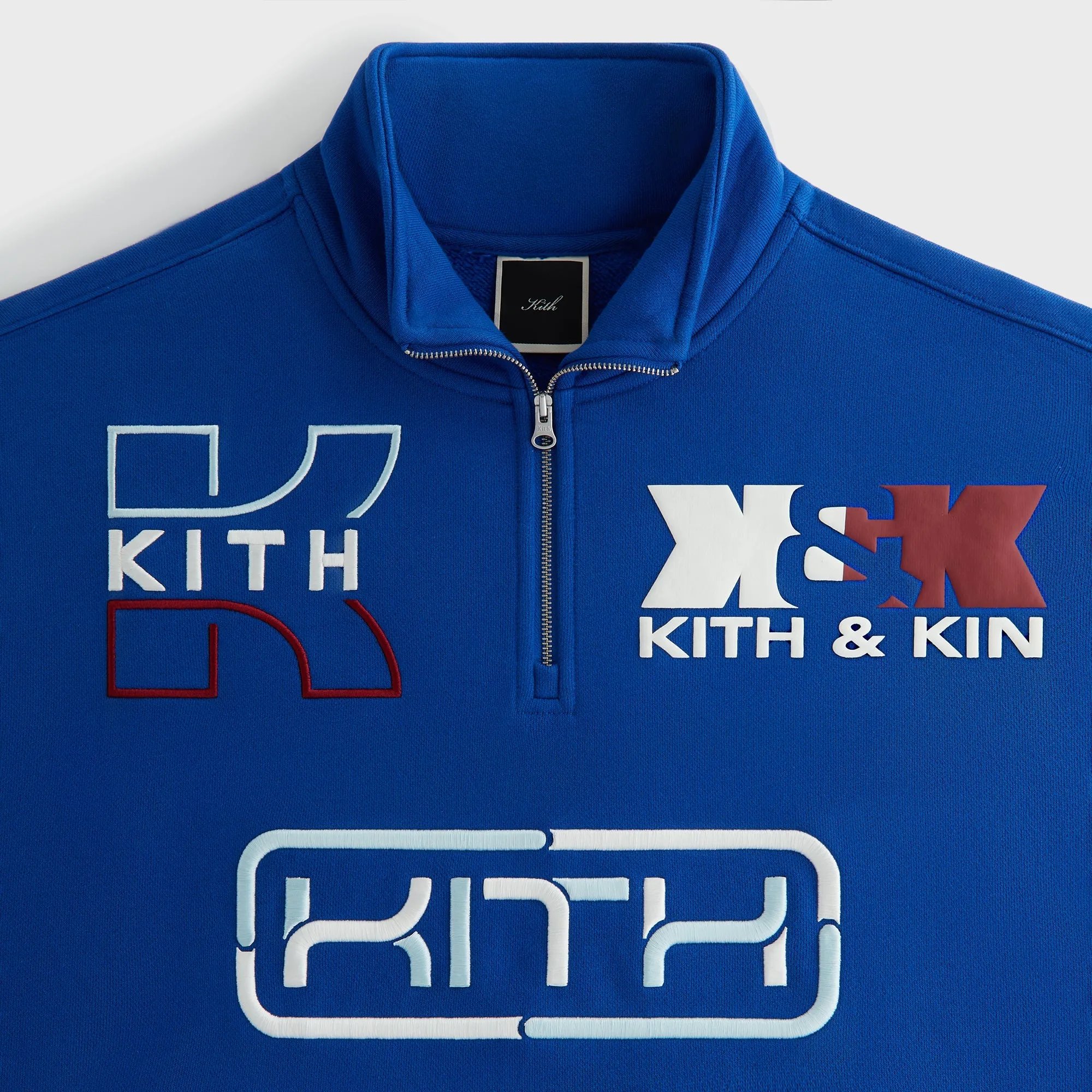 aesthetic features sock accents Kith Women Hunter III Sport Logo Quarter Zip - Current