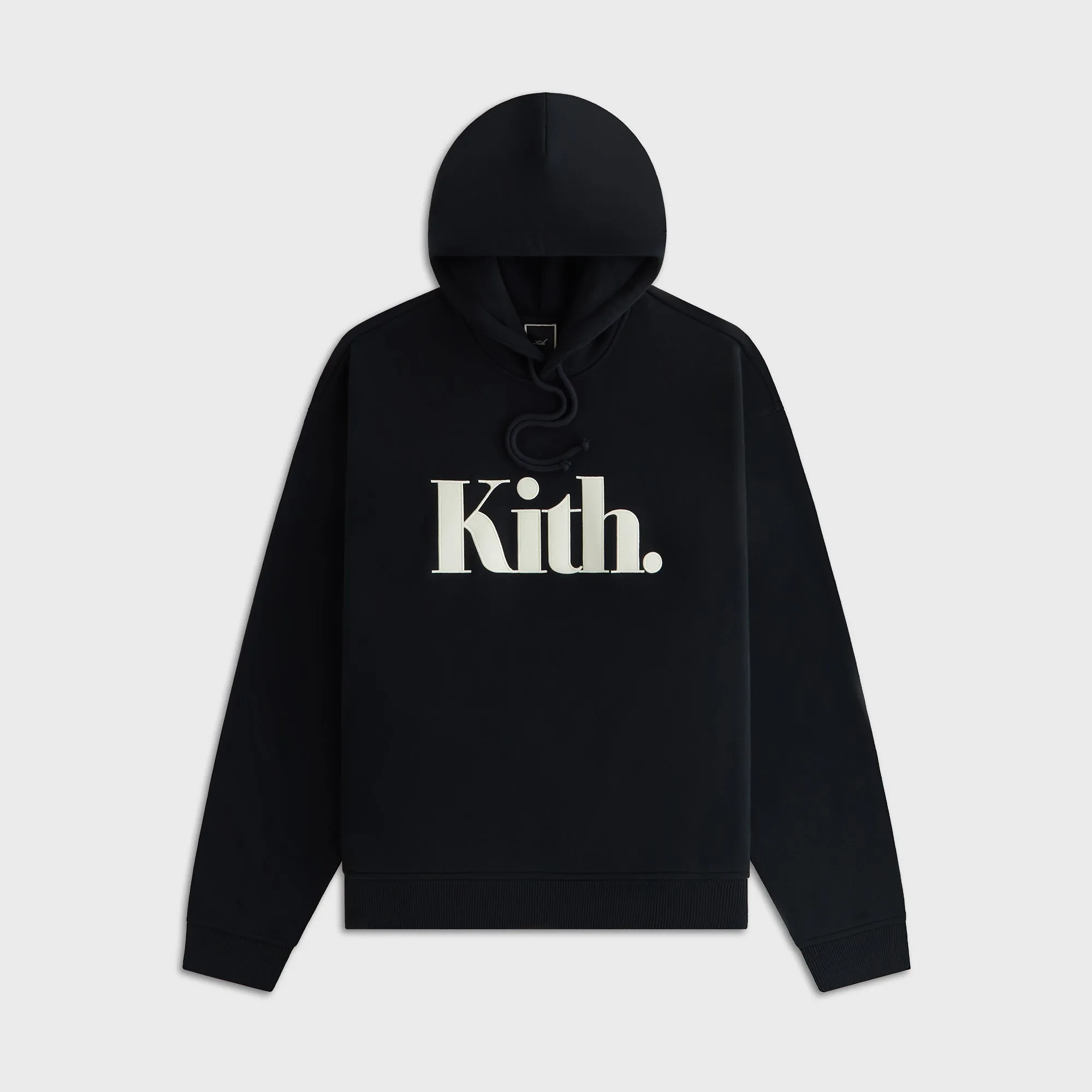 Premium Hoodie Kith Women Maverick Punctuated Logo Hoodie - Black