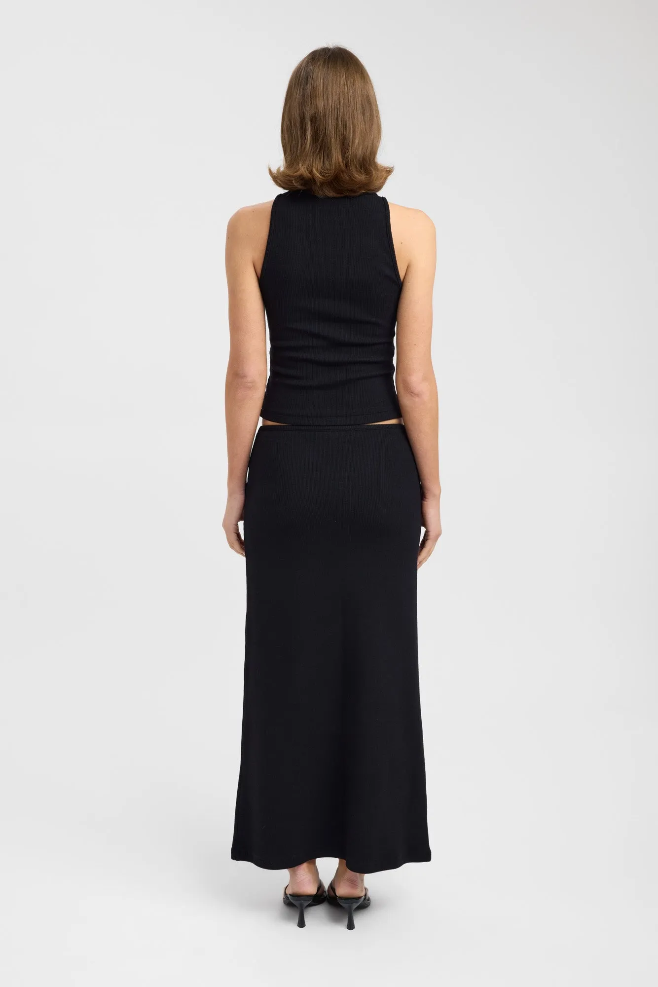 Outfit Shot Subtle Shimmer Casper Maxi Skirt