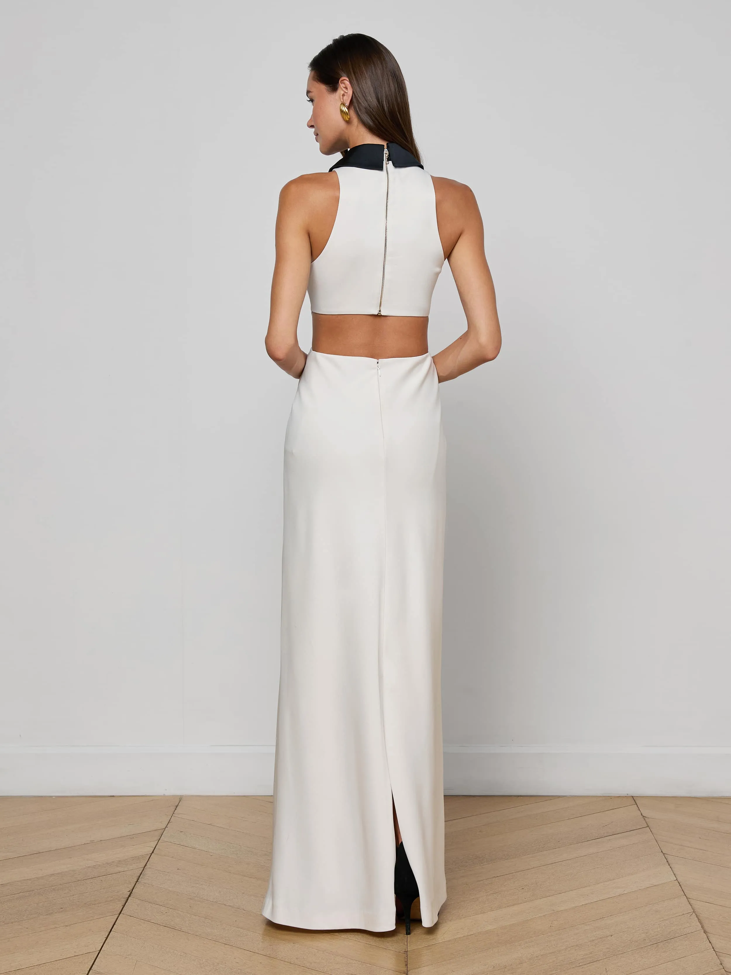 Comfortable Layer Stylish Pick Rossi Cutout Gown