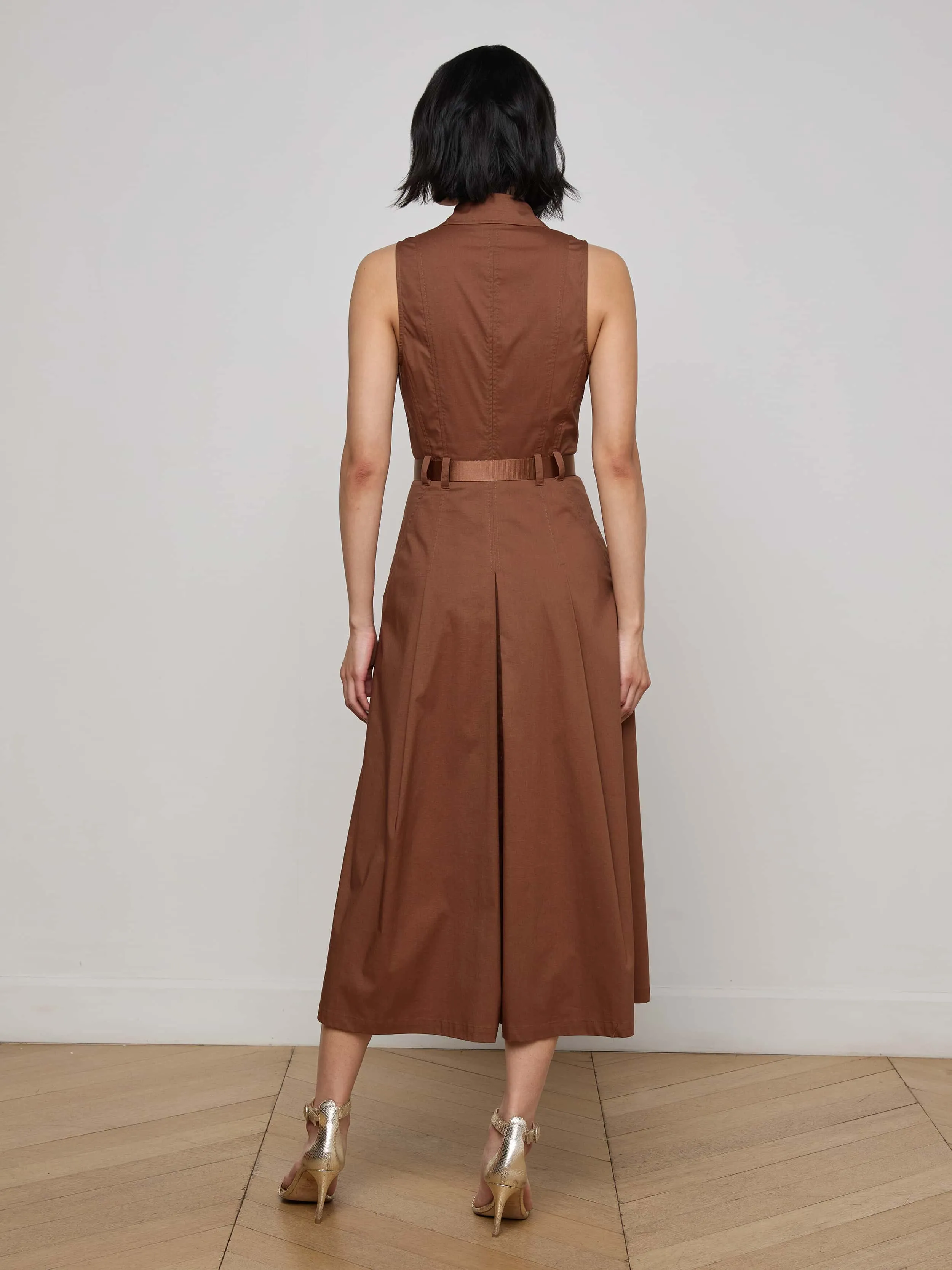 Calm Lines Neat Finish Kolton Midi Dress