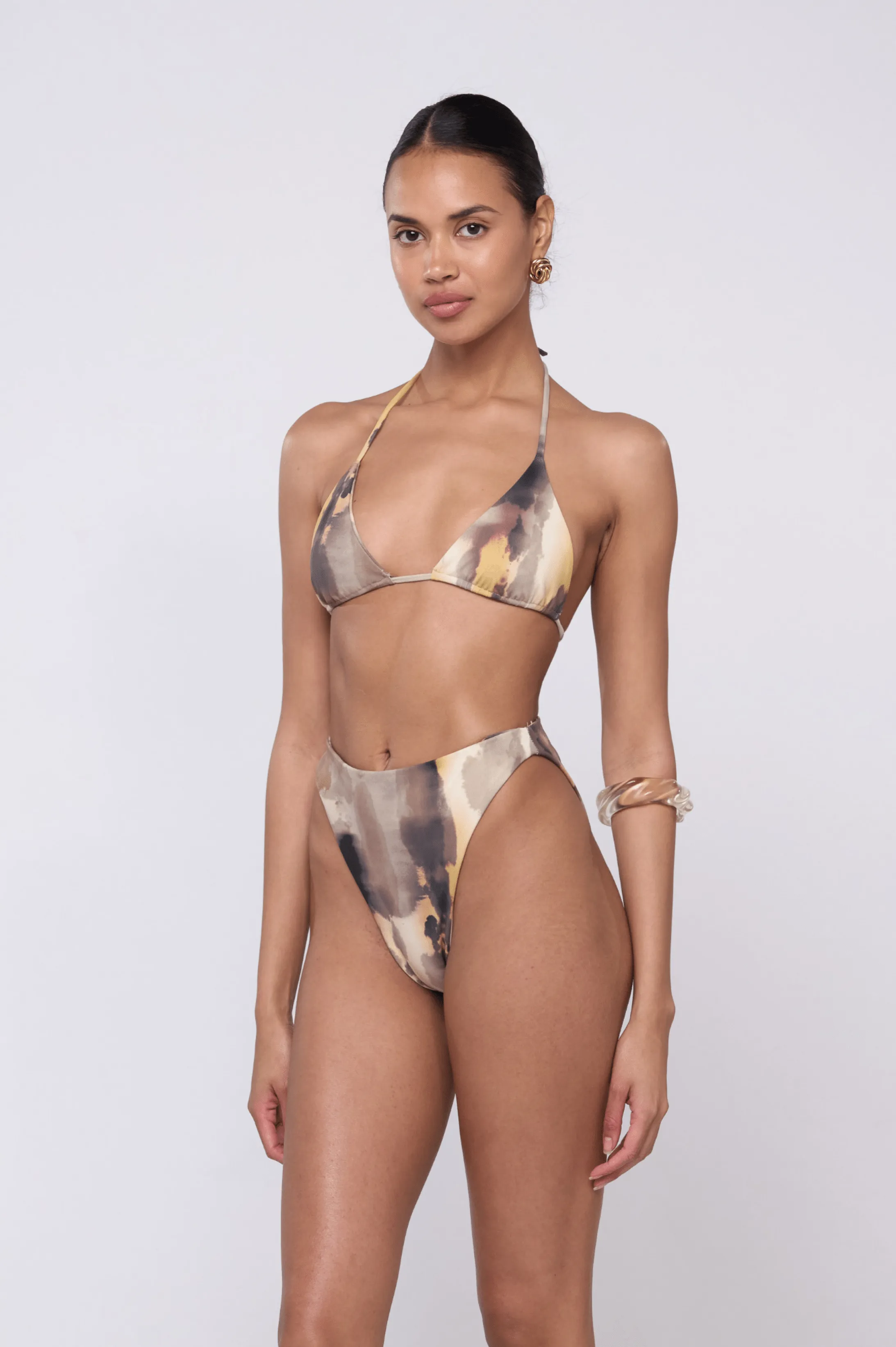 Kyle Bikini Top in Dusk Waterproof Clothing Sand Release Weave
